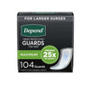 Depend Incontinence Guards for Men - Maximum Absorbency - 104 Count