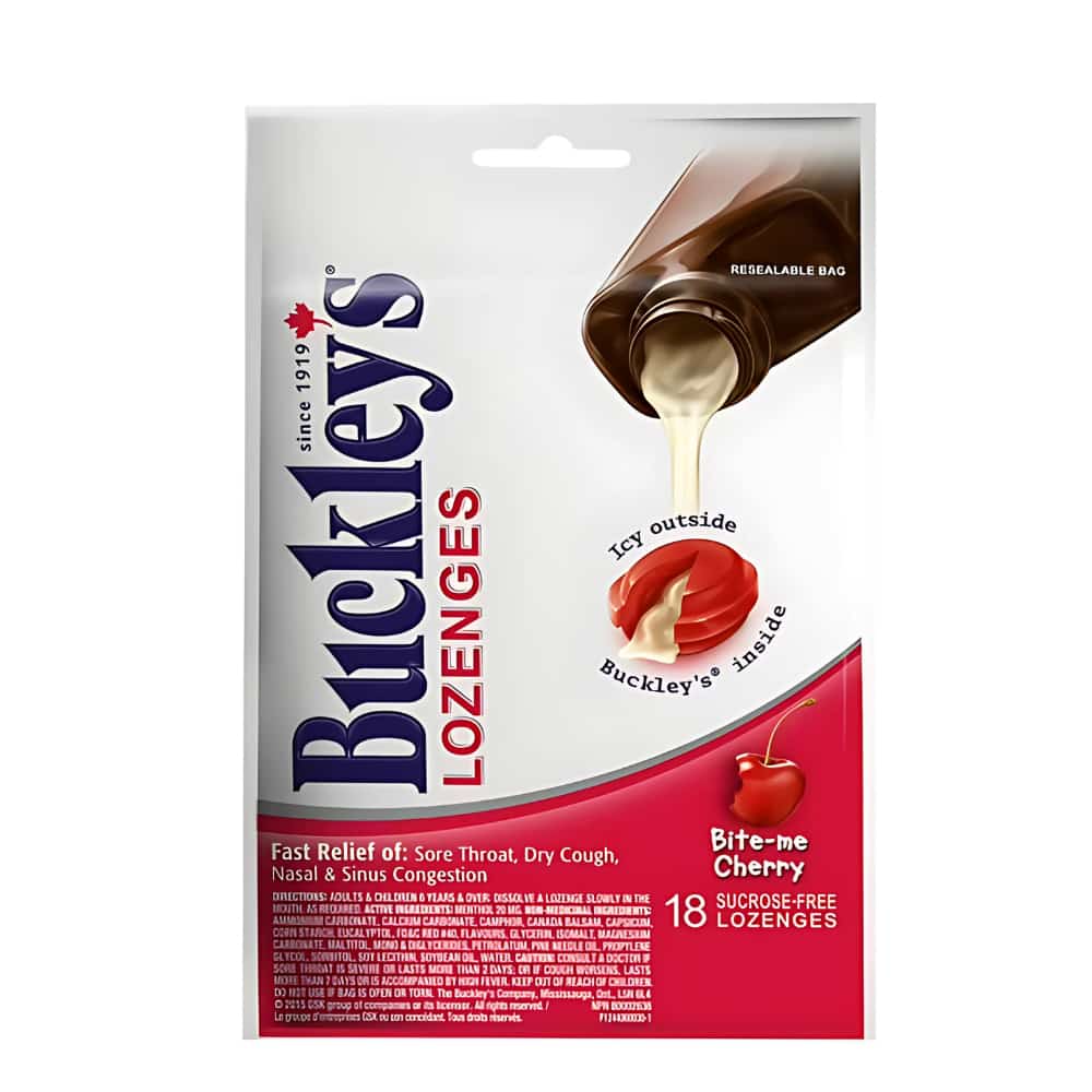 Buckley's® Cough Lozenges Bite-Me Cherry 18 Lozenges Cherry