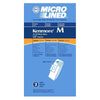 DVC Micro-Lined Paper Replacement Bags Type M Fit Kenmore Blue Magic and LG Canister Vacuums - 3 Bags