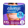 Adult Incontinence Underwear for Women and Postpartum Underwear, XXL, Up to 100% Bladder Leak Protection