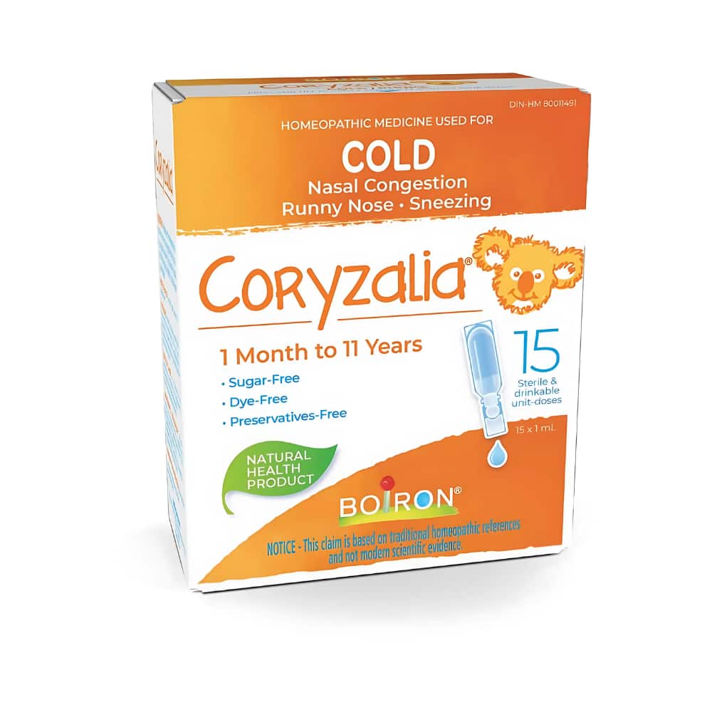 Children's Coryzalia for Cold and Cold Symptoms in Children 1 Month to 11 Years of Age