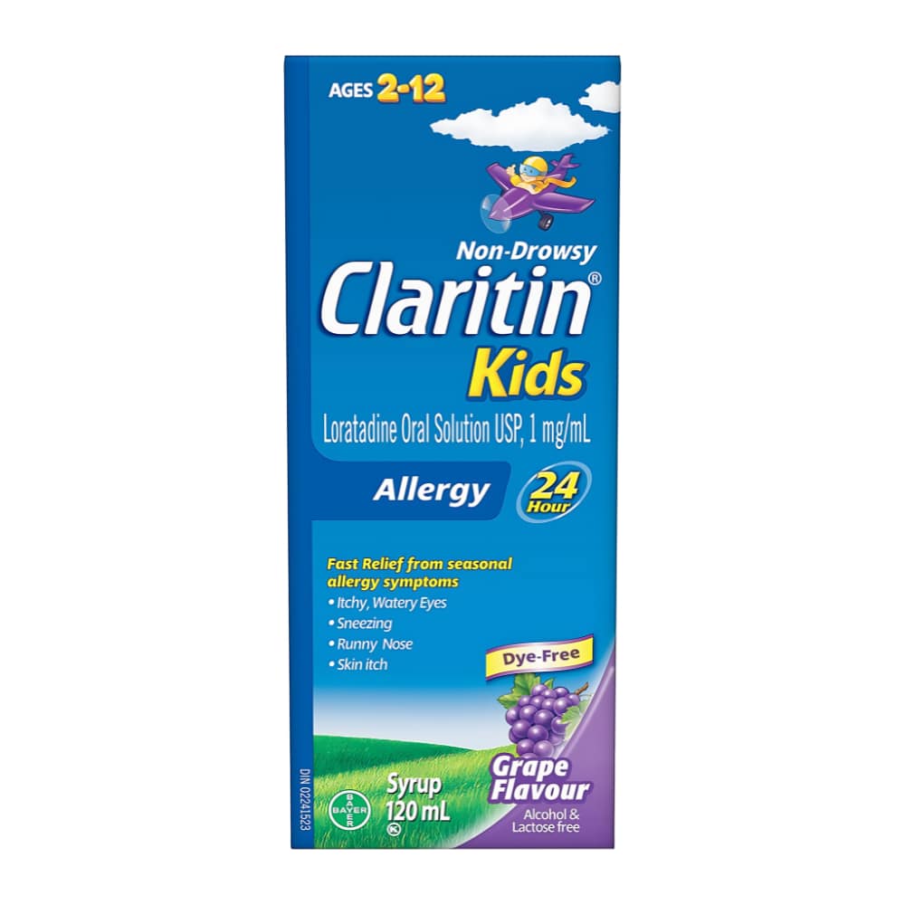 Claritin Kids Allergy - Grape - 120 ml