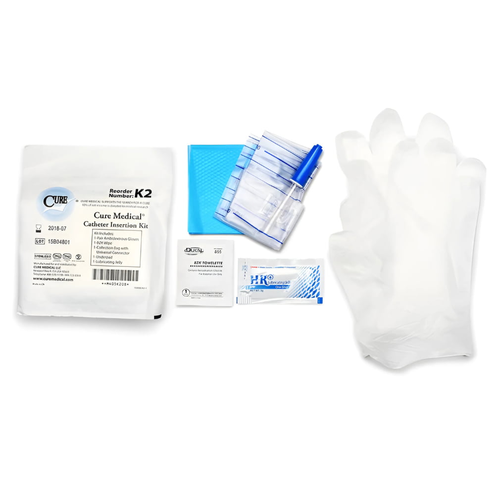 Cure Medical Catheter Insertion Kit with Universal Connector