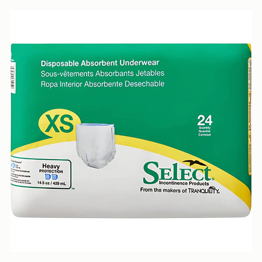 Disposable Absorbent Underwear, X-Small