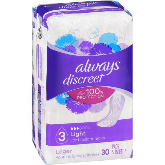 Always Discreet Liners Ultra Thin Regular Length - 30s