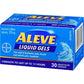 ALEVE Pain Relief Liquid Gels, Strength to Last Up to 12 Hours, Naproxen Sodium 220mg, 30 Liquid Gel Capsules
