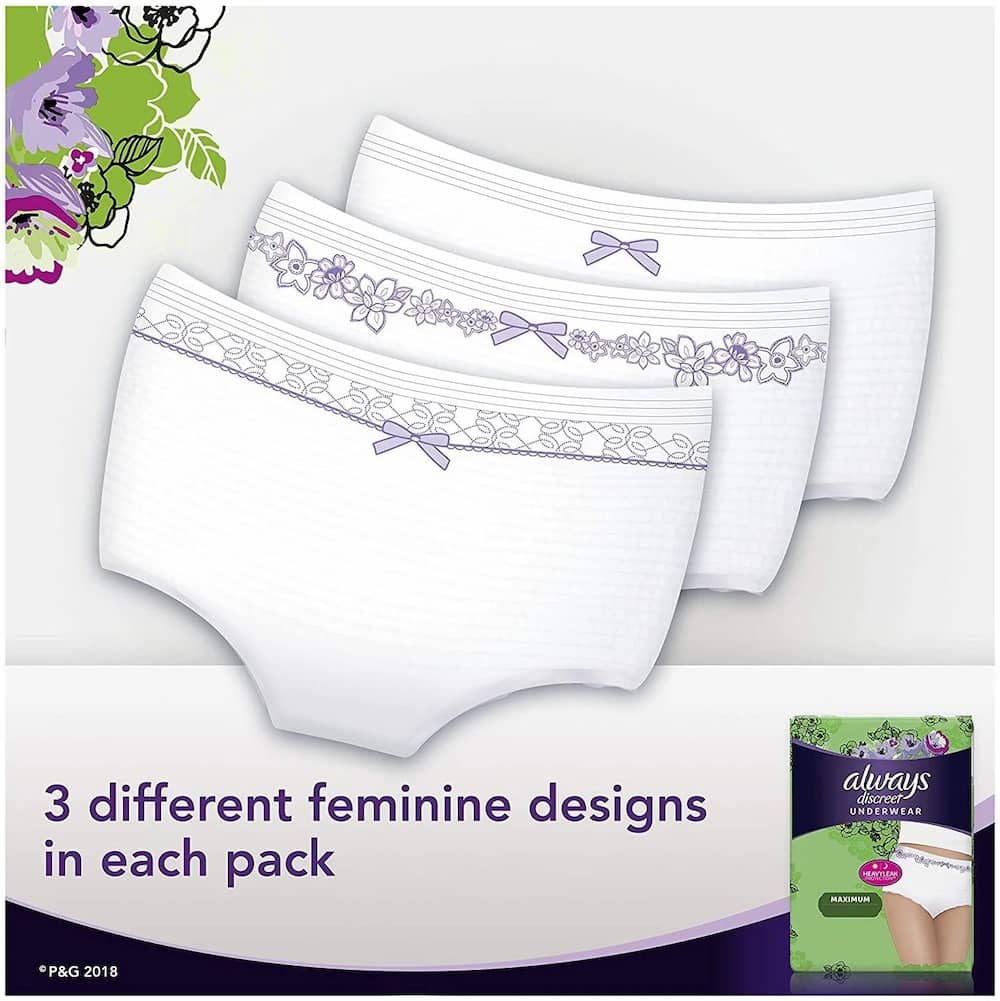 Always Discreet Maximum Protection Incontinence Underwear - Small/Medium - 32's