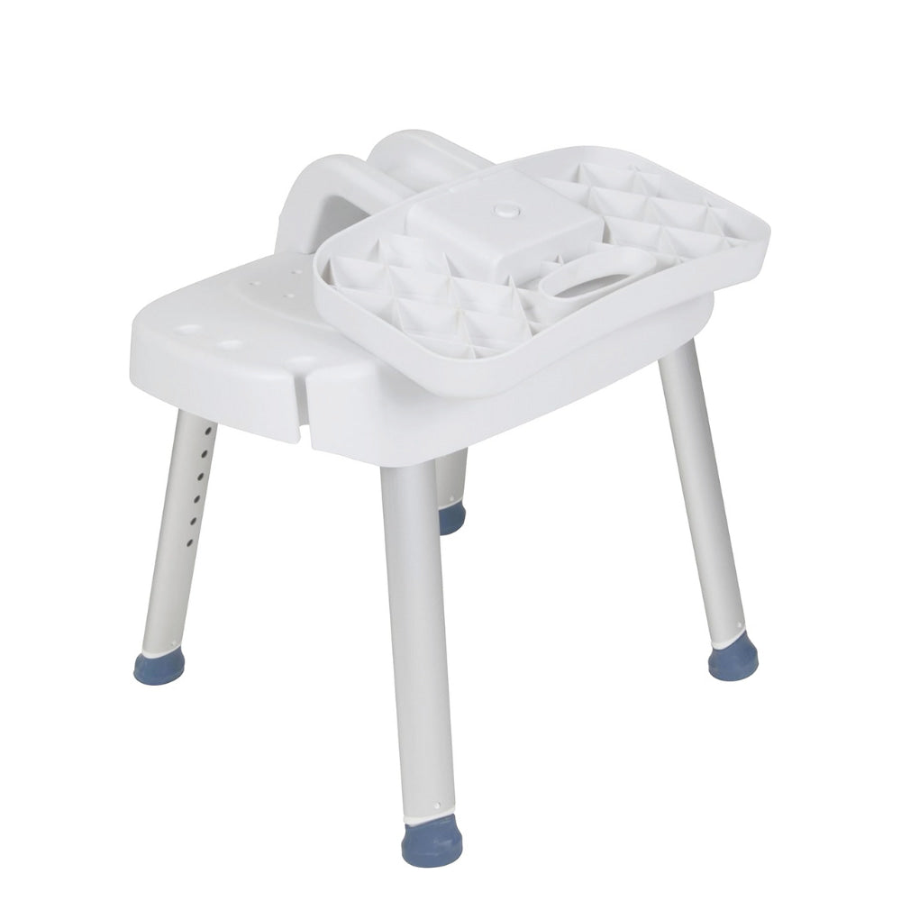 Drive Medical Bathroom Safety Shower Chair with Folding Back