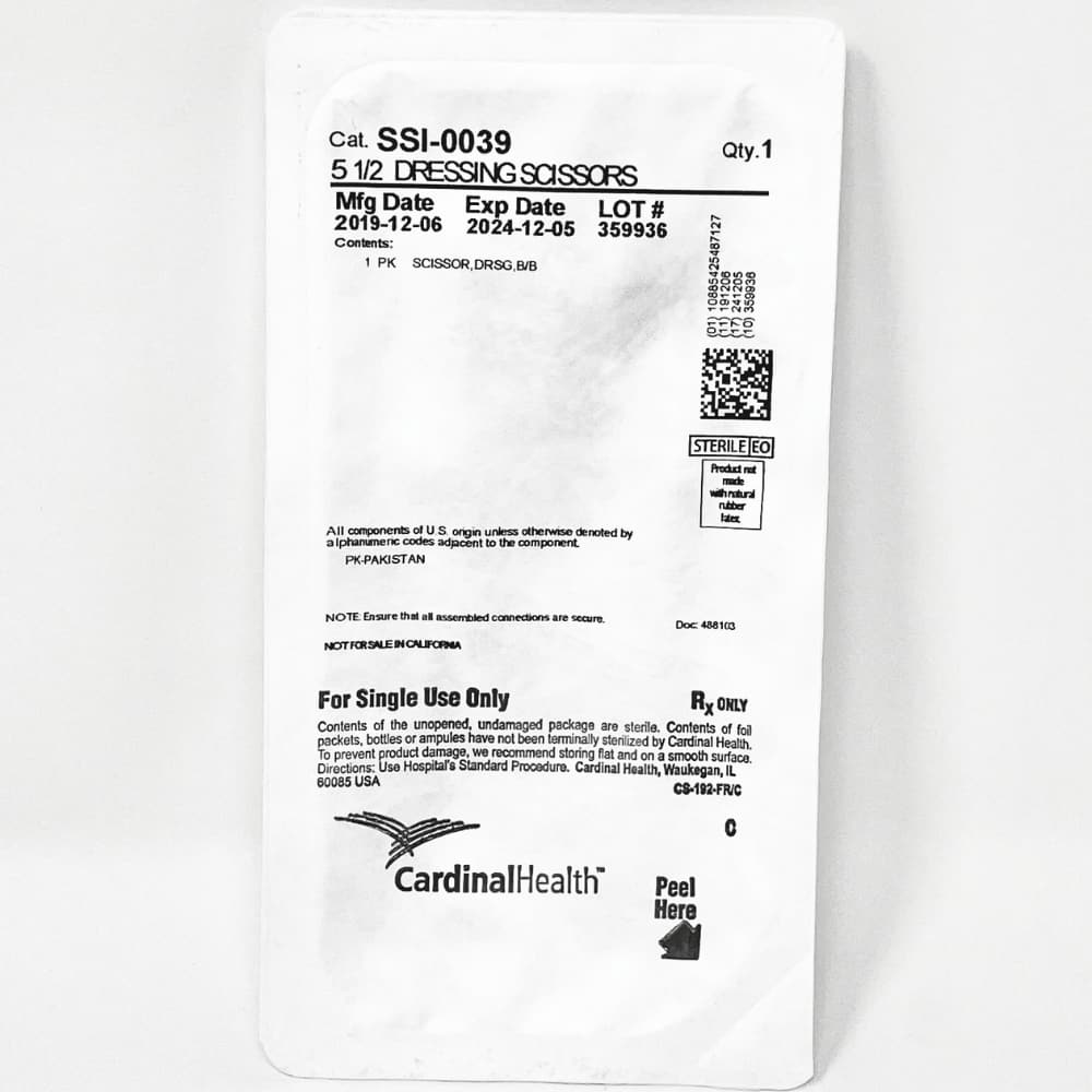 Dressing Scissors 5.5" ~ STERILE