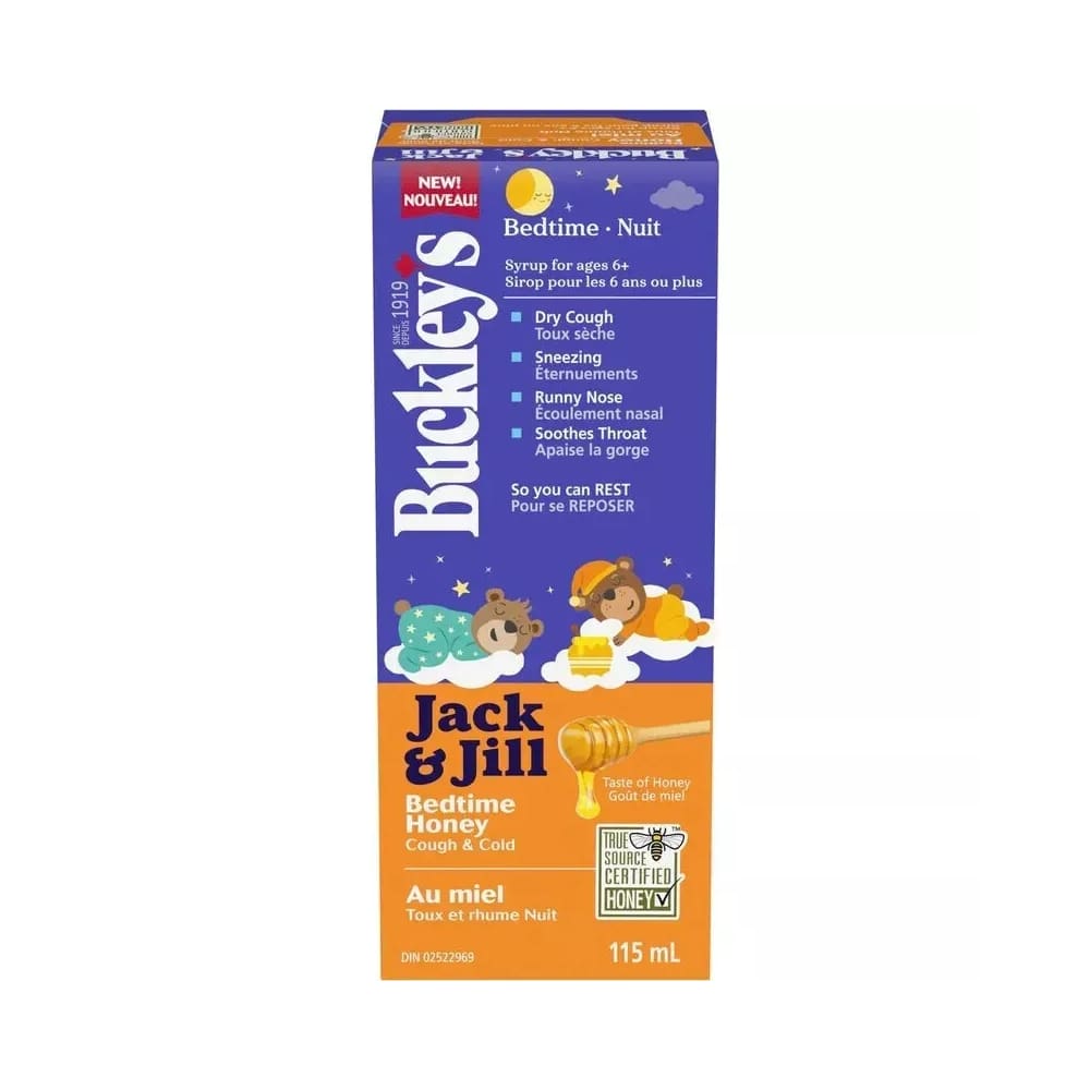 Buckley's Jack & Jill Bedtime Cough & Cold Syrup - Honey - 115ml