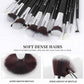 Docolor Professional Makeup Brushes Set with Cosmetic Case