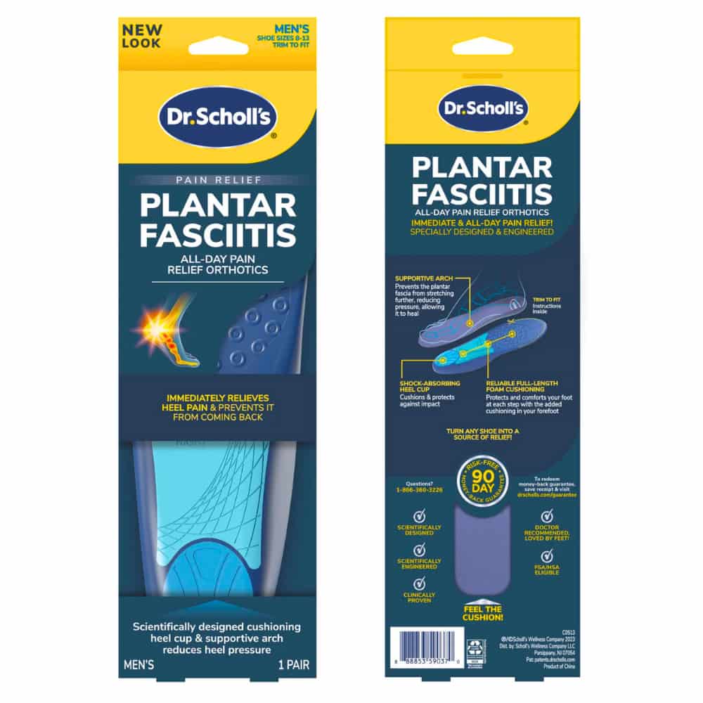 Dr. Scholl’s® Pain Relief Orthotics For Plantar Fasciitis, Women's, Sizes 6-10