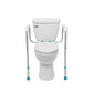 AquaSense Adjustable Toilet Safety Rails, to Floor