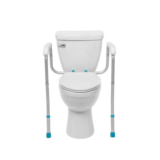 AquaSense Adjustable Toilet Safety Rails, to Floor