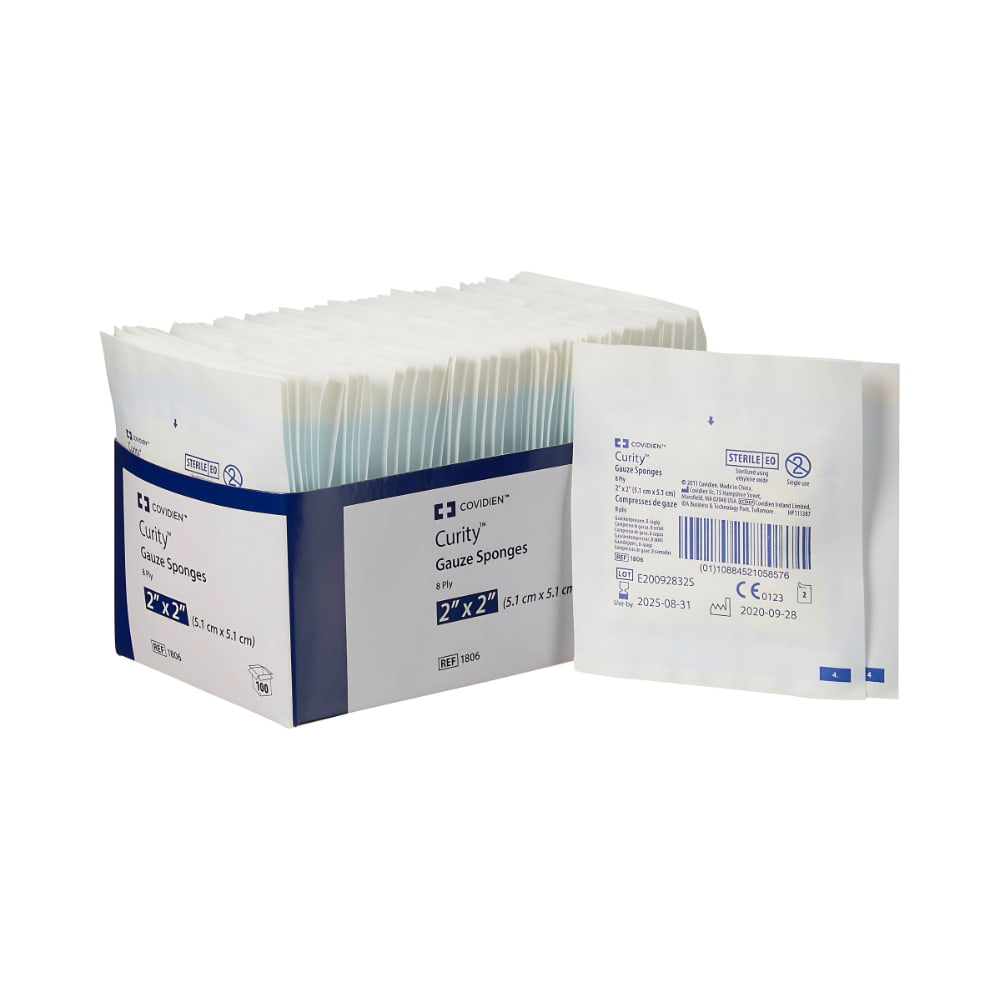 Covidien 1806 Curity Gauze Sponge Sterile