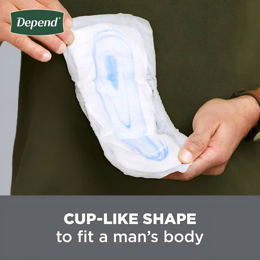 Depend Incontinence Guards for Men - Maximum Absorbency - 104 Count