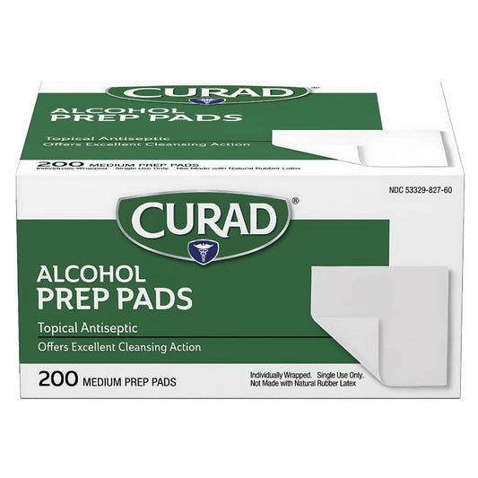 Curad Alcohol Swabs 1 x 1 200/Box CUR45581RBI