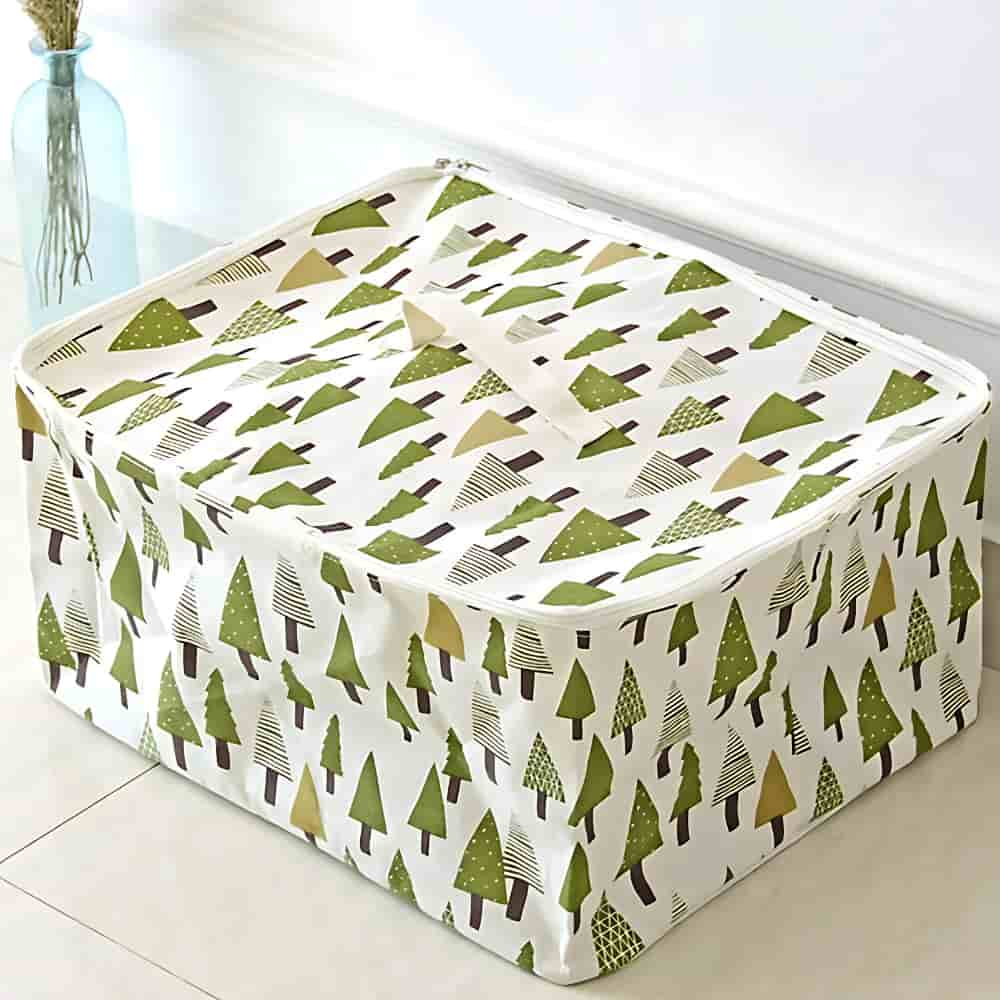 Cartoon Style Desktop Storage Bag Basket Quilt Cupboard Organizer Bags(#4)