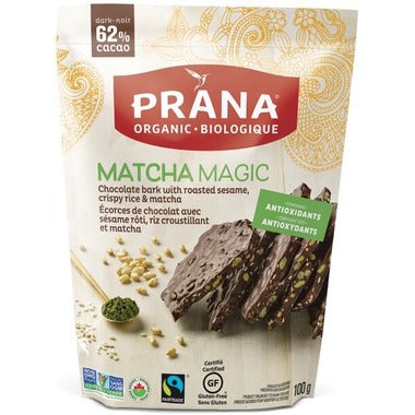 Prana: Matcha Magic Chocolate Bark