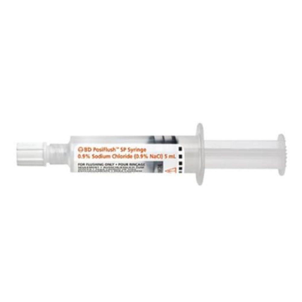 BD PosiFlush S.P. Saline Syringe 5ml (Case 480 pcs)