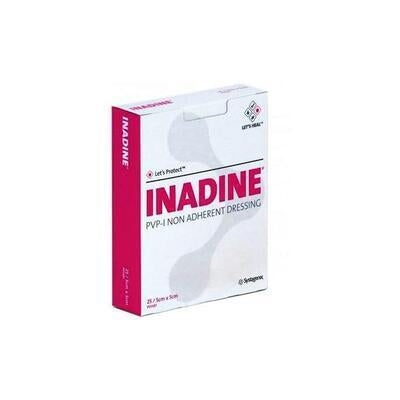 Inadine® PVP-I, Non-Adherent Dressing, 5cm x 5cm (Box 25 pcs)