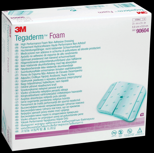 Bx/10  Tegaderm Foam Dressing Nonadhesive 3.5In X 3.5In