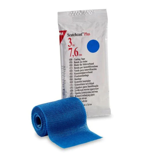 3M™ Scotchcast™ Plus Casting Tape, Blue, 3" x 4yds (Box 10 pcs)