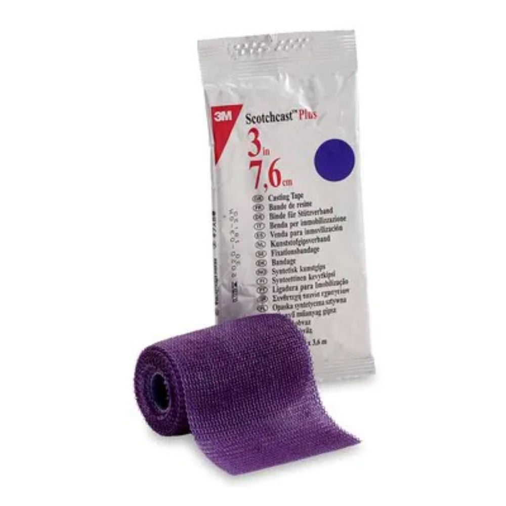 3M™ Scotchcast™ Plus Casting Tape, Purple, 3" x 4yds (Box 10 pcs)