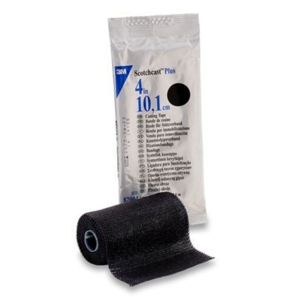 3M™ Scotchcast™ Plus Casting Tape, Black, 4" x 4yds (Box 10 pcs)