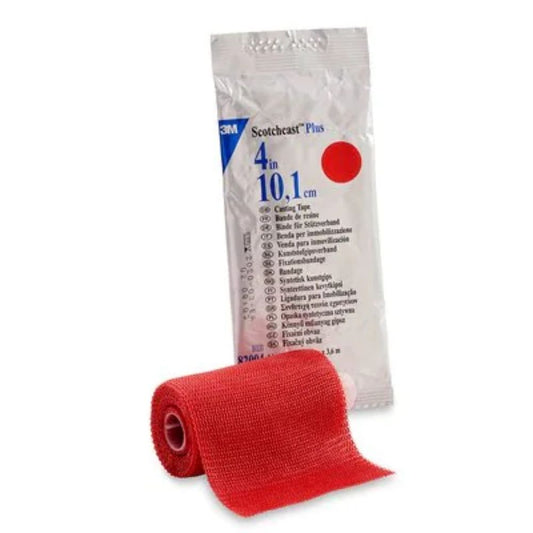 3M™ Scotchcast™ Plus Casting Tape, Red, 4" x 4yds (Box 10 pcs)