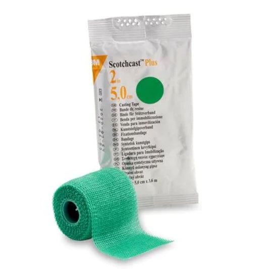 3M™ Scotchcast™ Plus Casting Tape, Green,  2" x 4 yds (Box 10 pcs)