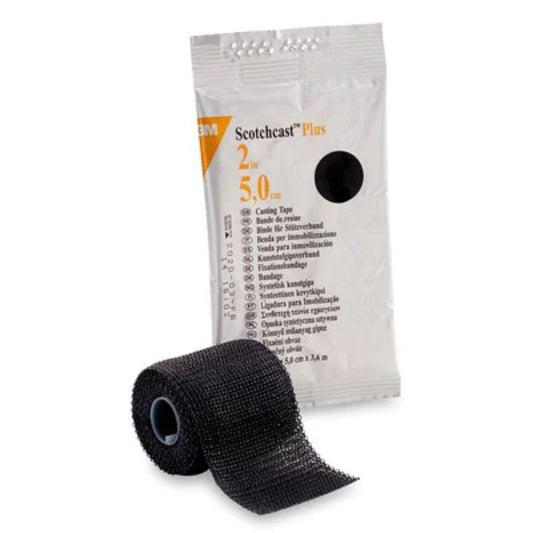3M™ Scotchcast™ Plus Casting Tape, Black, 2" x 4yds (Box 10 pcs)