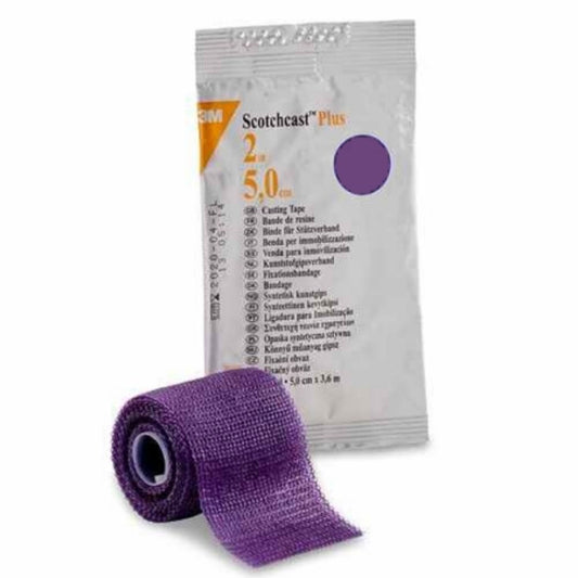 3M™ Scotchcast™ Plus Casting Tape, Purple, 2" x 4yds (Box 10 pcs)