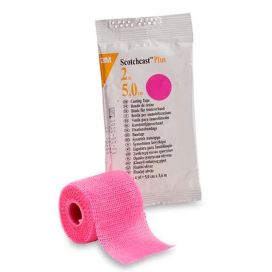 3M™ Scotchcast™ Plus Casting Tape, Bright Pink, 2" x 4yds (Case 10 pcs)