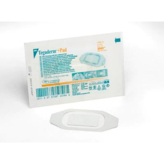 3M™ Tegaderm™ +Pad Film Dressing w/Non-Adherent Pad, 7cm x 10cm (Case 200 pcs)