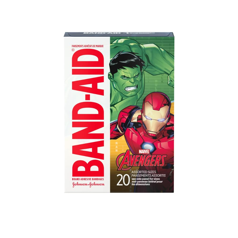 Adhesive Bandages for Kids, Marvel Avengers