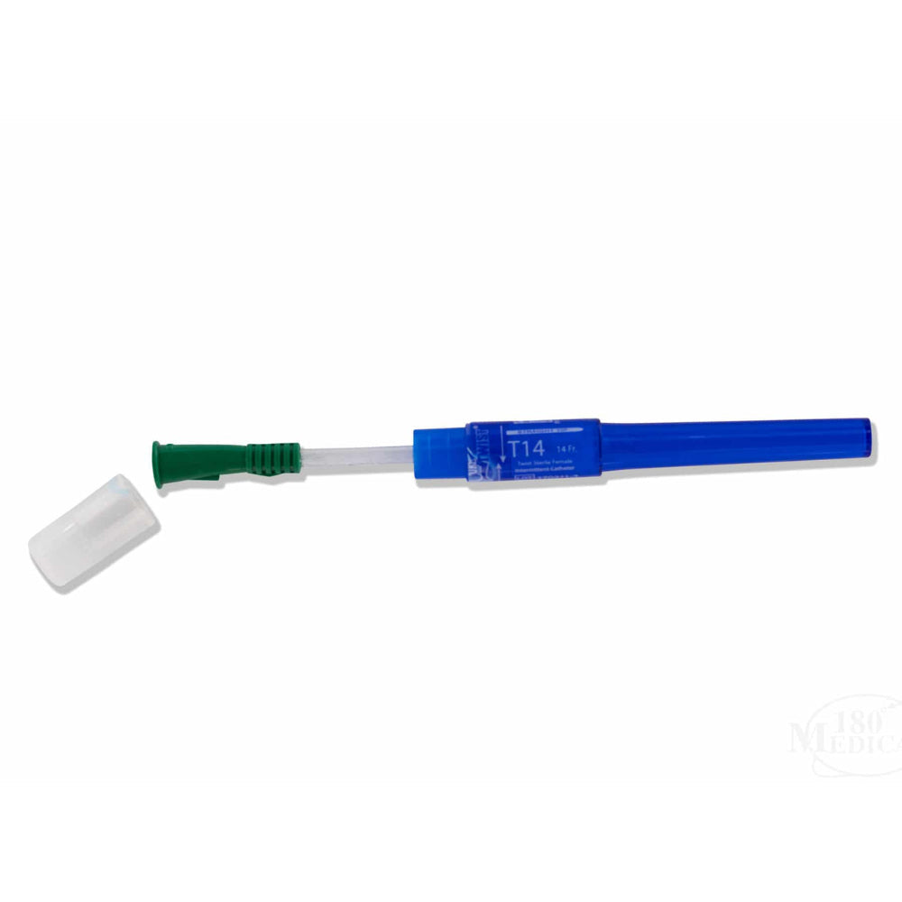 Cure Medical Twist Female Intermittent Catheter - Box 100 pcs