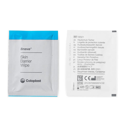 Coloplast Brava Skin Barrier Wipes Item 12021