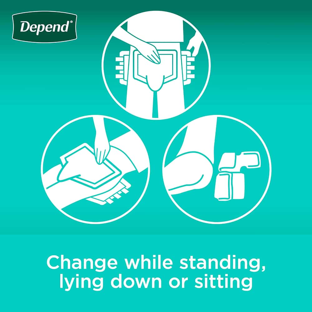 Depend Fresh Protection Unisex Incontinence Briefs - Maximum - Small/Medium - 20's