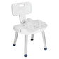 Drive Medical Bathroom Safety Shower Chair with Folding Back
