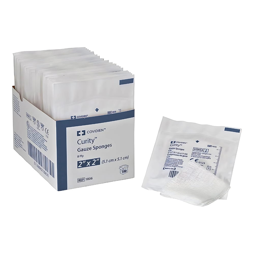 Covidien 1806 Curity Gauze Sponge Sterile