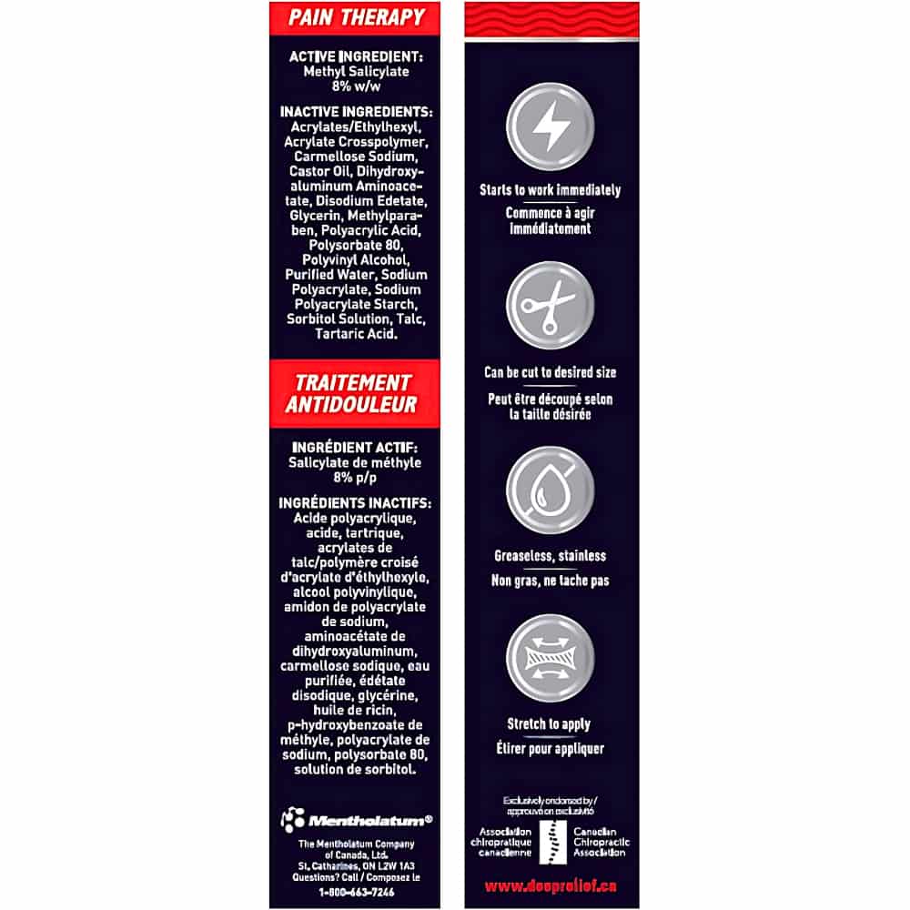 Deep Relief Extra Strength Warming Heat Pain Relief Patch - 6s