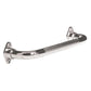 Chrome Knurled Grab Bar with Rotating Flange 18"