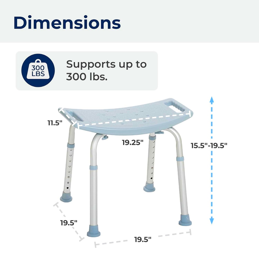 DRIVE GREY SHOWER BENCH WITHOUT BACKDRIVE GREY SHOWER BENCH WITHOUT BACK