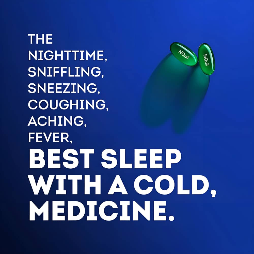 DayQuil Sinus Liquid Capsules + Vicks NyQuil Sinus Liquid Capsules, Total 48 Count