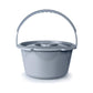 Commode Bucket with Handle and Lid, 7.5qt