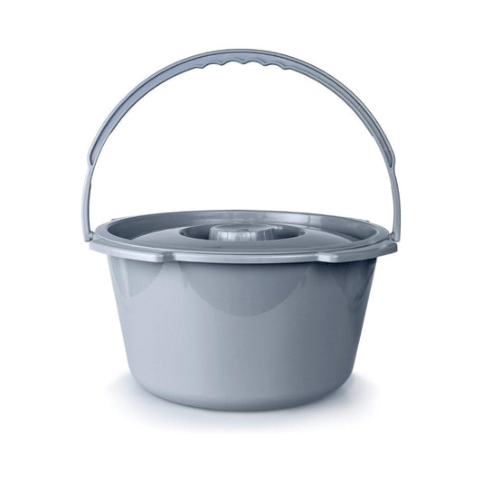 Commode Bucket with Handle and Lid, 7.5qt