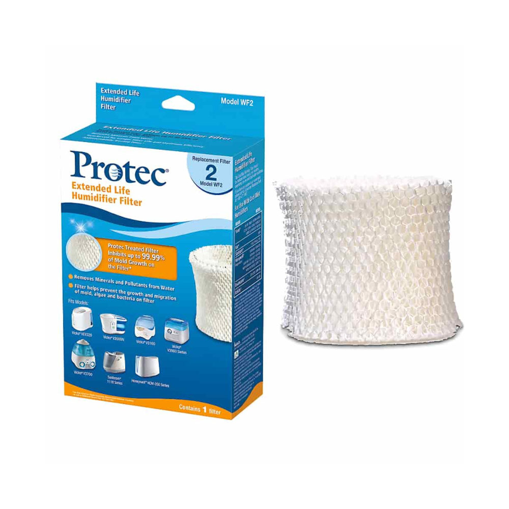 3 WF2 Humidifier Filters for Vicks, Kaz & Protec Units