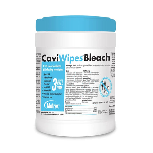CaviWipes Bleach Pre-Saturated Disinfecting Towelettes 90 ct.