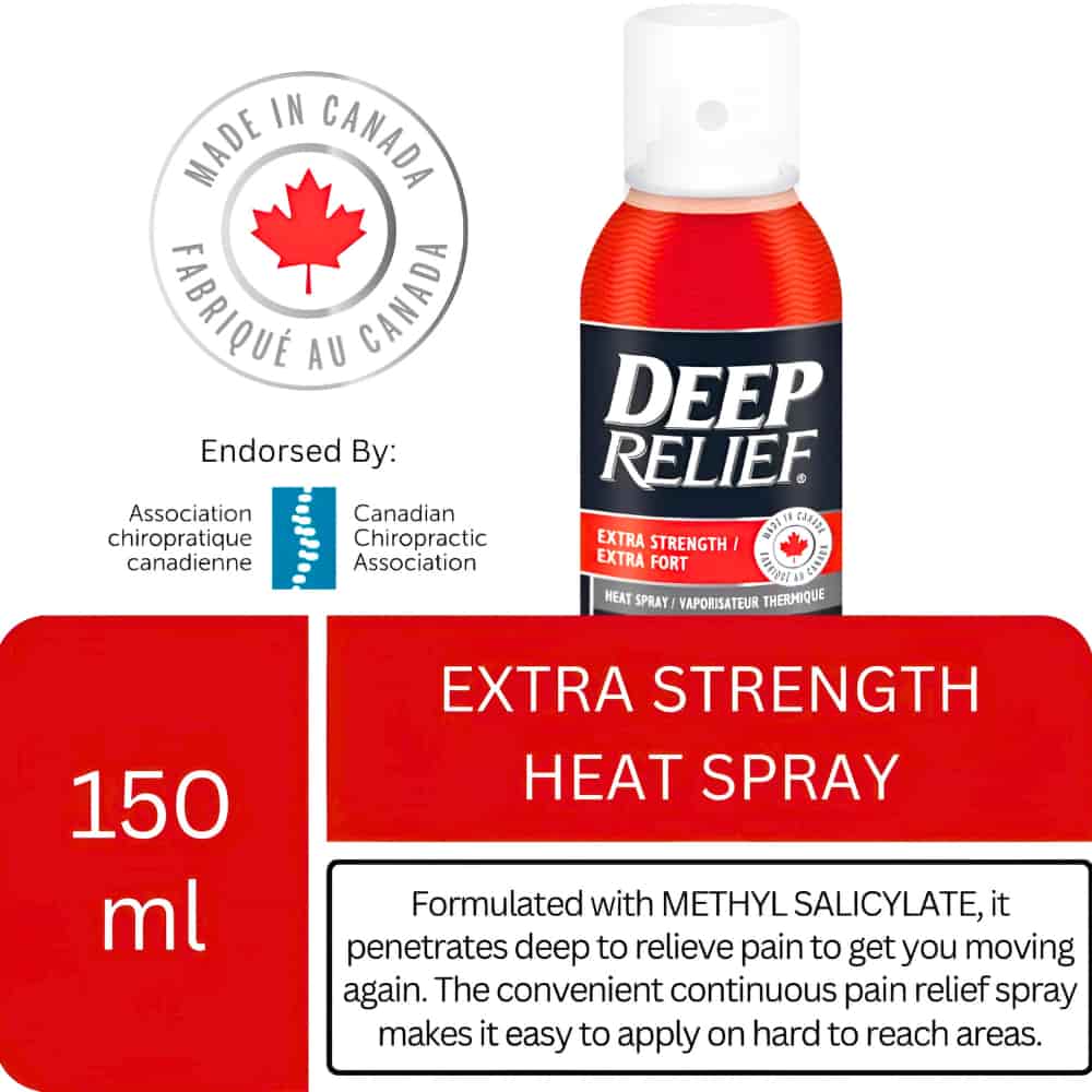 Deep Relief Extra-Strength Heat Spray - 150ml